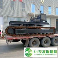 液壓驅(qū)動履帶式底盤 鋼制橡膠各種履帶底潘 載重大 轉(zhuǎn)彎靈活