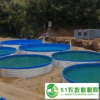 大型戶(hù)外養(yǎng)殖基地帆布魚(yú)池-鼎盛帆布