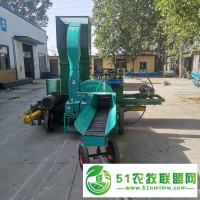 雨奕60型兩缸青儲(chǔ)秸稈草料壓塊套袋液壓打包機(jī)