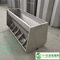 中原康地 育肥雙面不銹鋼料槽保育不銹鋼料槽自動(dòng)豬食槽廠家