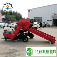圓形打捆包膜機(jī) 玉米秸桿青儲(chǔ)打捆機(jī) 畜牧業(yè)秸稈打捆包膜機(jī)