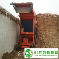 移動式青儲取料車圖片 大型秸稈青儲取料機廠家