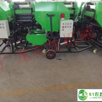 全自動打捆包膜機 青貯飼料裹包機 養(yǎng)殖場包膜機廠家生產(chǎn)