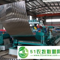 高密度帆布鍍鋅板魚池成型設備全自動圓弧鋼倉機器養(yǎng)蝦養(yǎng)殖水池