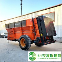 內(nèi)蒙古 拖拉機(jī)牽引 12方 雙豎絞龍拋灑車 哪里好用 實用的 揚(yáng)糞機(jī)