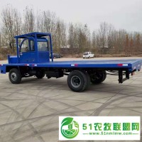 拉鋼筋平板車 底盤加固四不像平板車 液壓自卸底盤四不像車