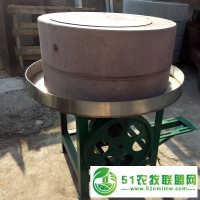 小米谷子石碾脫皮機 玉米制糝石碾機 電動石碾江米脫殼機 可定制 質量*