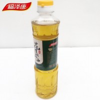 福澤康500ML小瓶壓榨花生調(diào)和油 食用油 花生油 貼牌 廠家直銷