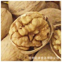 2022新疆阿克蘇原味薄皮核桃 手剝紙皮仁堅(jiān)果 山貨500g裝