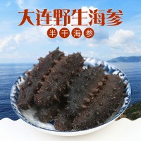 工廠(chǎng)批發(fā)工廠(chǎng)大連底播小火候半干海參 干貨遼刺參禮盒裝海鮮酒店