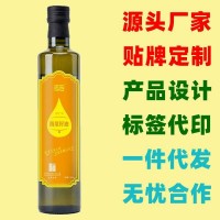諾來一級壓榨南瓜子油250ml食用油 初榨南瓜子油 南瓜籽油