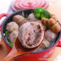 四炮丸潮汕清真牛筋丸90%以上牛筋丸火鍋丸子180*6袋廠家批發(fā)