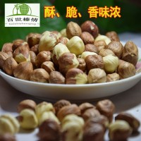 百世榛情 東北平歐大榛子仁原味熟烘焙原料散裝5斤新貨批發(fā)榛子仁
