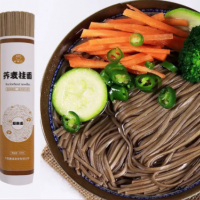 工廠直銷500g高飽腹低升糖蕎麥粗糧面低脂耐餓久代餐速食面條批發(fā)