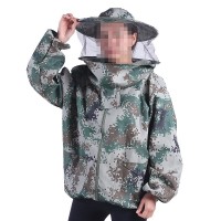 防蜂服半身防蜂蜇 迷彩半身連體衣可拆卸蜂帽