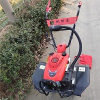 汽油四驅(qū)微耕機 小型中耕培土機 農(nóng)田打溝犁地機