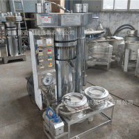 立式不銹鋼芝麻榨油機(jī) 冷熱兩種壓榨方式 出油率高的液壓榨油機(jī)