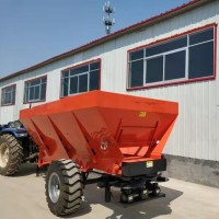 亞泰撒肥車 牛羊糞干濕糞大型拋肥機(jī) 雙圓盤撒肥車 SJ