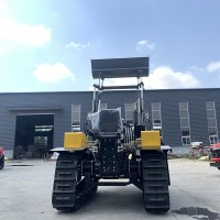 履帶旋耕機(jī)乘坐式田園管理耕地機(jī) 農(nóng)作物種植施肥履帶式旋耕機(jī)
