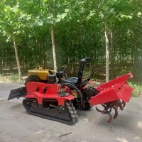 座駕履帶旋耕機(jī)18-40馬力履帶耕地機(jī) 果園大棚乘坐式微耕機(jī)