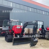 農(nóng)用柴油乘坐式履帶旋耕機(jī) 加裝挖斗裝糧機(jī)推土鏟100馬力拖拉機(jī)