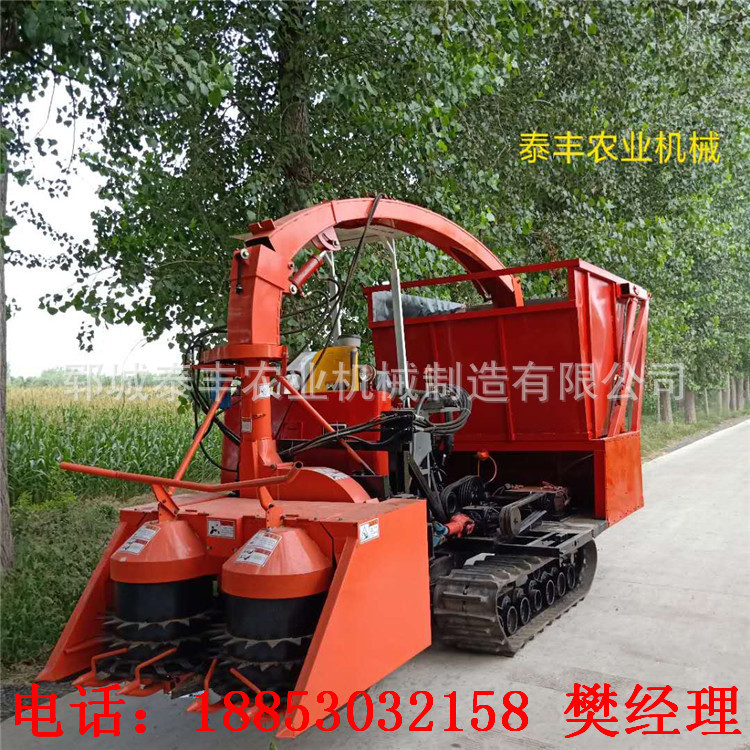 小型履帶背負(fù)式割臺(tái)青儲(chǔ)機(jī)