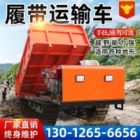履帶運(yùn)輸車廠家1.5噸2T3噸多型號全地形爬山虎手扶座駕農(nóng)用拖拉機(jī)
