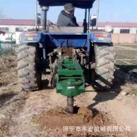 大型園林拖拉機(jī)帶栽樹挖坑機(jī) 螺旋式電線桿立柱打洞機(jī) 硬土打眼機(jī)