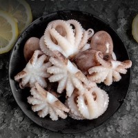 新鮮三去小八爪魚整只章魚海鮮小章魚20個(gè)/400克/20份整箱裝