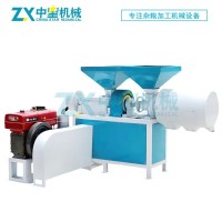 玉米加工柴油機帶動生產玉米粗糝細糝 苞米碴子磨玉米粉制糝機