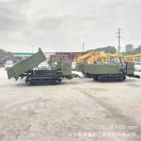 農(nóng)用5噸履帶運輸車 爛泥地爬山虎不趴窩 液壓自卸履帶運輸車
