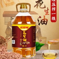 古法濃香壓榨花生油，5升家庭裝
