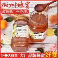 椴樹蜂蜜1kg玻璃瓶裝 成熟土蜂蜜廠家現(xiàn)貨批發(fā)