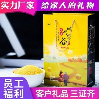 好禮之選小米特產(chǎn)黃小米 廠家批發(fā)農(nóng)家五谷雜糧食用小米實(shí)用禮品