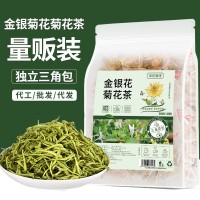 金銀花枸杞菊花茶三角包廠家桑葉甘草羅漢果組合花茶養(yǎng)生袋泡茶