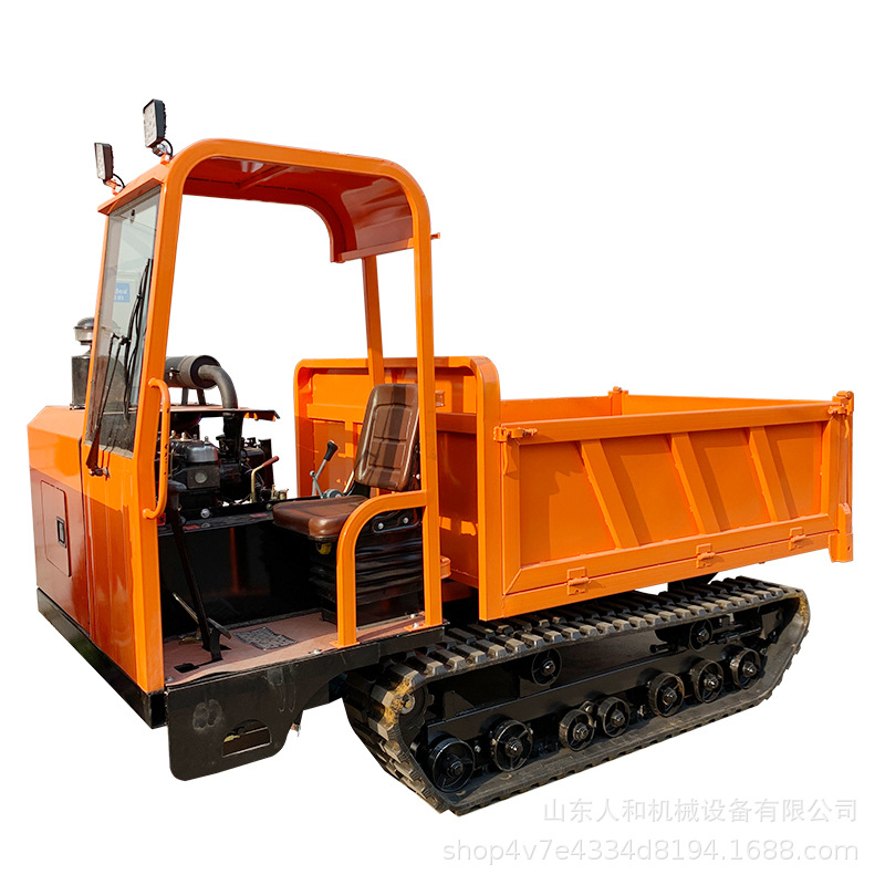 小型履帶運輸車山地工程農(nóng)用果園虎濕地水田爬山虎手扶