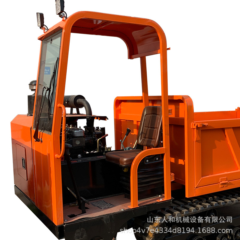 小型履帶運輸車山地工程農(nóng)用果園虎濕地水田爬山虎手扶