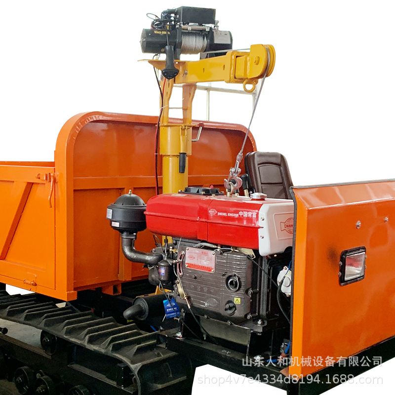 小型履帶運輸車山地工程農(nóng)用果園虎濕地水田爬山虎手扶