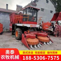 輪式圓盤(pán)青儲(chǔ)機(jī)玉米秸稈粉碎青儲(chǔ)機(jī)秸稈粉碎青飼料收割機(jī)