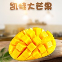 四川攀枝花凱特芒果 代發(fā)3/9一級(jí)大果斤新鮮應(yīng)季甜糯大臉芒非貴妃