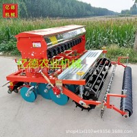 小麥播種機(jī)雙排線無極變速小麥水稻播種機(jī)四輪車配套六行精播種機(jī)