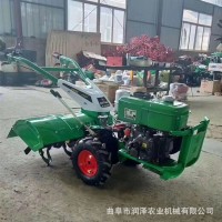 兩輪四驅(qū)后旋微耕機(jī) 柴油動(dòng)力自走式旋耕機(jī) 紅薯烤煙種植開溝機(jī)