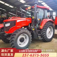 大型農(nóng)用東方紅拖拉機 旋耕犁地運輸農(nóng)用車 大型四驅(qū)輪式拖拉機