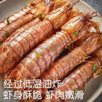 舟山特產(chǎn)鮮活現(xiàn)做椒鹽皮皮蝦即食海鮮蝦爬子熟食罐裝零食香辣蝦姑