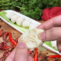 潮實潮汕特產(chǎn)蝦丸 麻辣燙 燒烤 打邊爐 關(guān)東煮食材 易煮 冷凍批發(fā)
