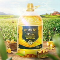 【玉女】長(zhǎng)壽花金胚玉米油 4L壓榨玉米胚芽油食用油烘焙