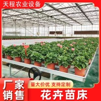 【花卉苗床】大棚盆景栽培移動潮汐式金屬鐵絲網(wǎng)大棚溫室花卉苗床