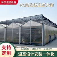 PC陽光板溫室玻璃大棚 蔬菜種植觀光展覽溫室展廳可定 廠家供應(yīng)