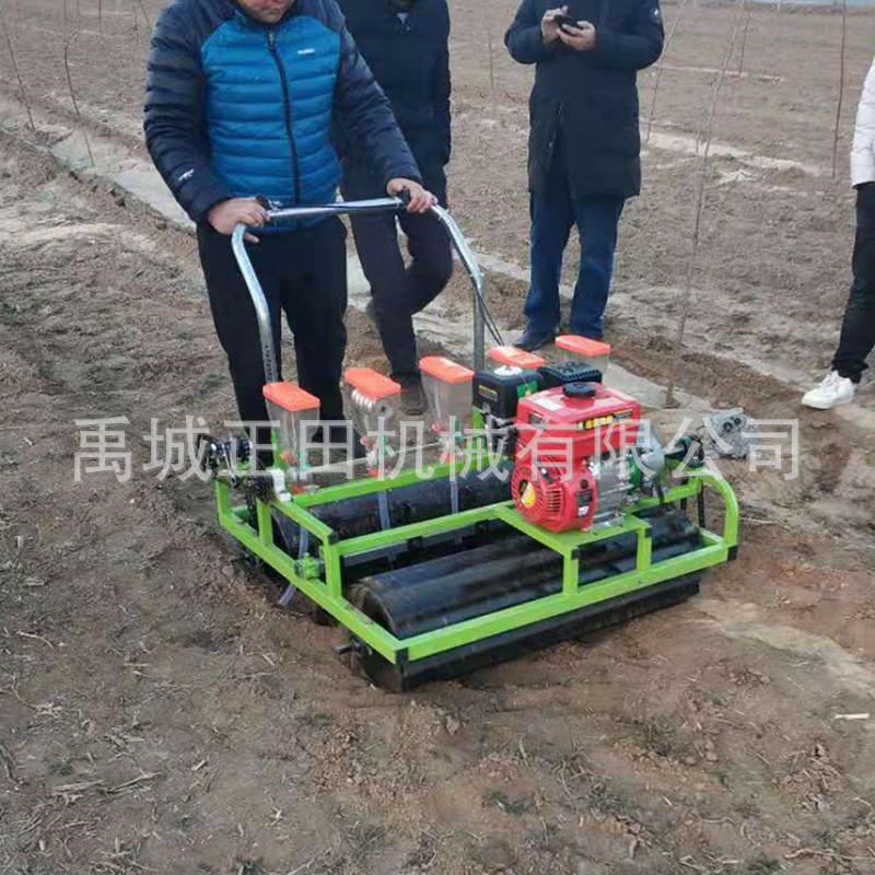 汽油動力手推6行蔬菜播種機(jī)