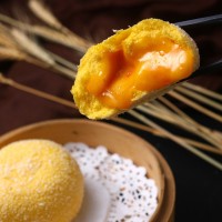 爆汁雪山大流沙包6個裝茶樓早餐店港式點心 廣式冷凍食品480g/6個